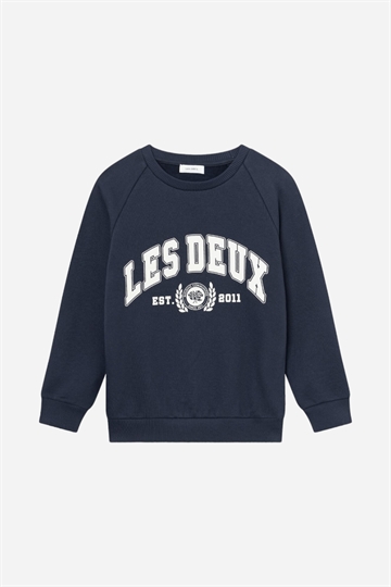 Les Deux University Sweatshirt - Dark Navy/Light Ivory